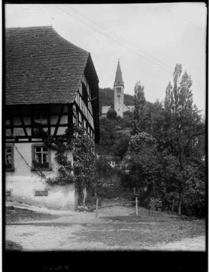 Fischerbach Ortansicht mit katholischer Kirche