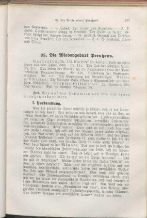 39. Die Wiedergeburt Preußens.