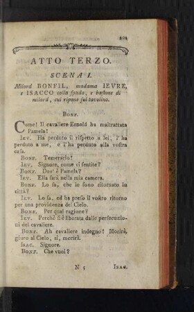 Atto Terzo.