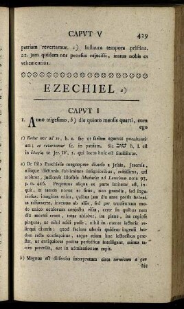[Ezechiel] Caput I. - [Ezechiel] Caput XX.