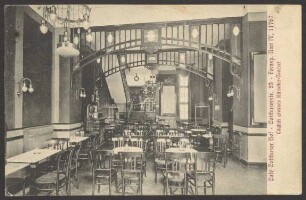 Ansichtskarte „Café Cottbuser Hof“, Kottbusser Straße 23 [1/2]