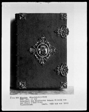 Gebetbuch des Kurfürsten Johann Wilhelm von der Pfalz (1690-1716)