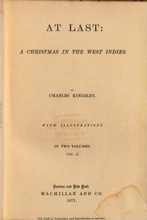 At Last: a Christmas in the West Indies : With Illustrations, 2