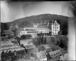 Baden-Baden Neues Schloss Ansicht von Südwesten