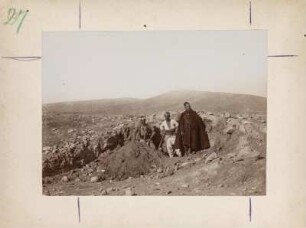 Tumulus : Ausgrabungen an einem Hügelgrab (Tumulus) bei Kayseri.