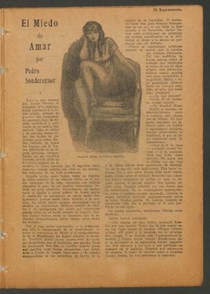 El miedo de amar : [Novela] Ilustraciones de Villa.