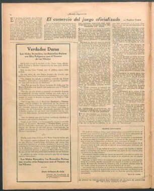 El comercio del juego oficializado
