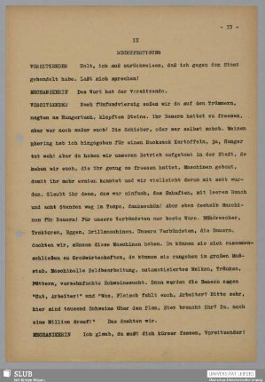 IX Rechtfertigung