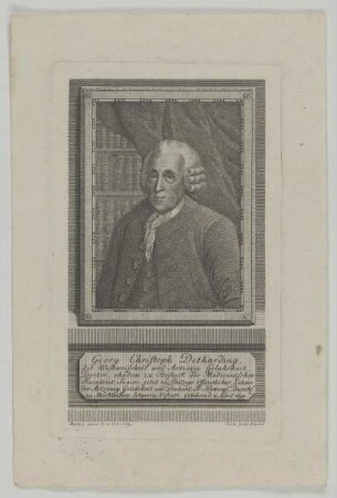 Bildnis des Georg Christoph Detharding