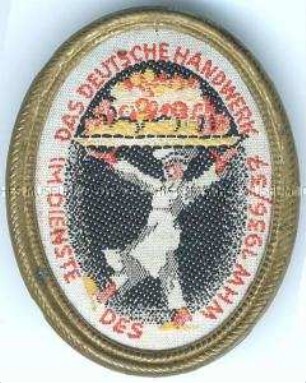 WHW-Abzeichen, Das deutsche Handwerk: Konditor, Straßensammlung im Gau München-Oberbayern vom 20./21. Februar 1937