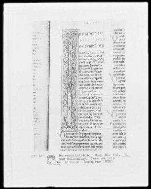 Bibel aus Mildenfurt, Folio 6verso
