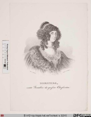 Bildnis Dorothea, Kurfürstin von Brandenburg, verw. Herzogin von Braunschweig-Celle, geb. Prinzessin von Schleswig-Holstein-Sonderburg-Glücksburg