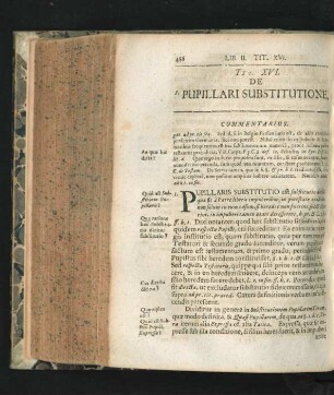 Tit. XVI. De Pupillari Substitutione.