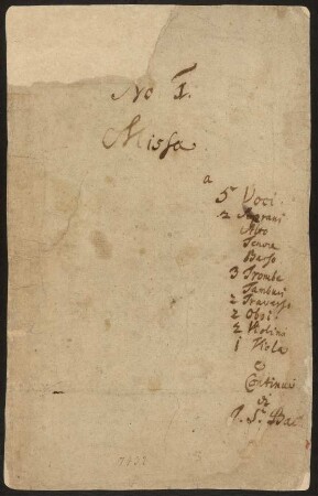 Messen; V (4), Coro, orch; h-Moll; BWV 232; BC E 1