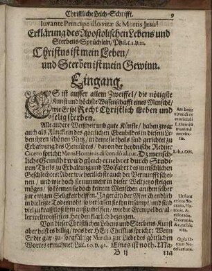 Christliche Leich-Schrifft.