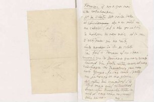 Abschrift eines Dialogs aus einem Drama von Karoline Luises Hand.