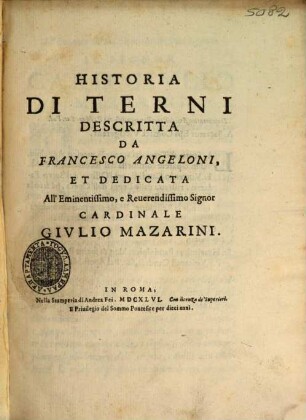 Historia di Terni