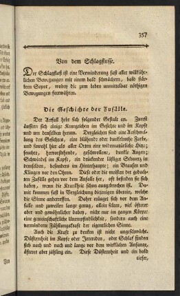 357-367, Die Geschichte der Zufälle. - Die Erkennung.