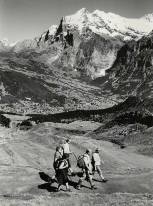 Wanderweg vom Männlichen zur kleinen Scheidegg