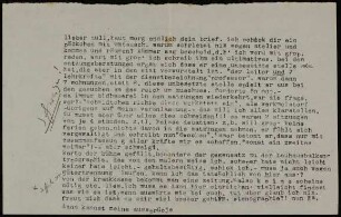 lieber tull, heut morg endlich dein brief...