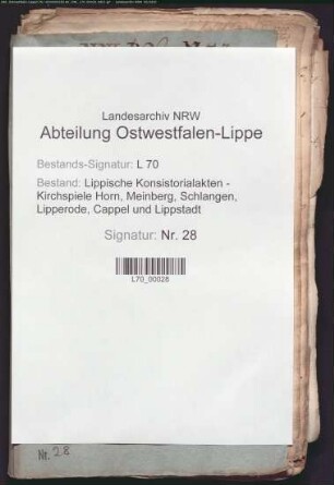 Begräbnisse auf dem Kirchhof in Horn