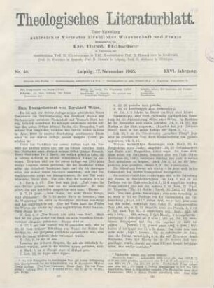 545-547 Zum Evangelientext von Bernhard Weiss