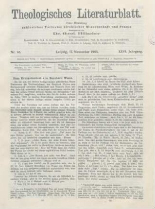 545-547 Zum Evangelientext von Bernhard Weiss