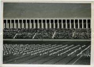 Vorführung am "Tag der Gemeinschaft" beim Reichsparteitag 1938