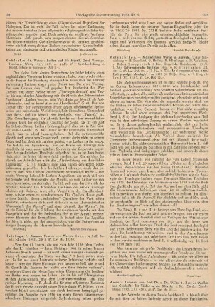 291-292 [Rezension] Huizinga, Johan, Erasmus