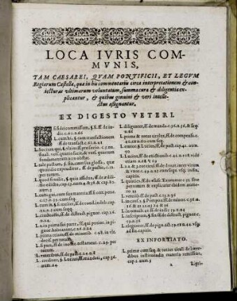 Loca Iuris Communis