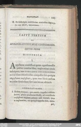 Caput Tertium De Apologia Augustanae Confessionis.