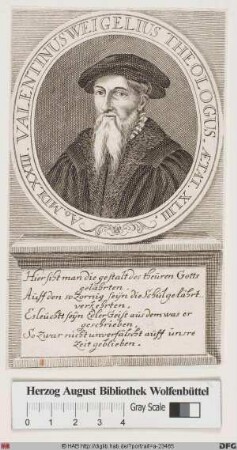 Bildnis Valentin Weigel