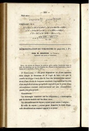 Démonstration du théorème 39.