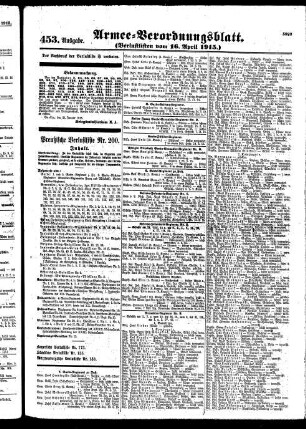 453.Ausgabe. Freitag, 16. April 1915