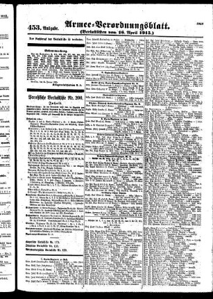 453.Ausgabe. Freitag, 16. April 1915