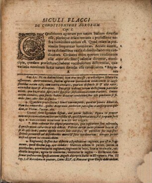 In Siculum Flaccum notae, quae Goesianarum et Rigaltianarum supplementum sint