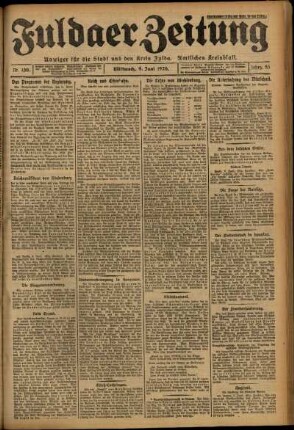 Ausgabe vom Mittwoch, den 09. Juni 1926.