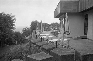 Einweihung der neuen Burghof-Gaststätte auf dem Turmberg bei Durlach