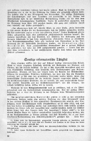 Sonstige reformatorische Tätigkeit