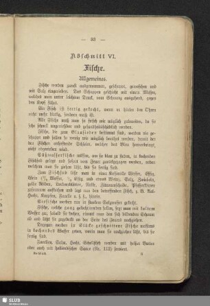 Abschnitt VI. Fische