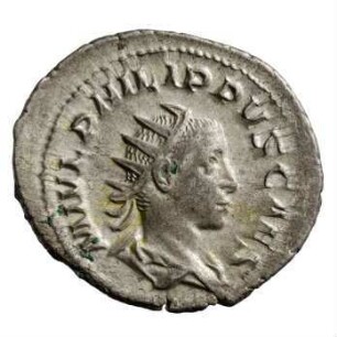 Münze, Antoninian, 244 - 246 n. Chr.
