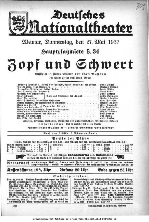 Zopf und Schwert