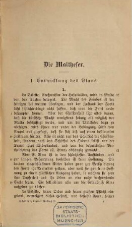 Schillers Dramatischer Nachlaß, 2. Schillers kleinere dramatische Fragmente