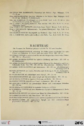 Nachtrag (Nr. 555-610)