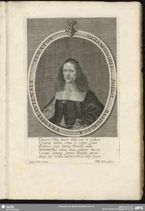Sigismundus Seifart Reipublicae Vratislaviensis Senator