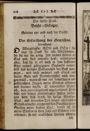 I. Vor Erforschung des Gewissens. - XIV. Beicht-Spiegel. Von schweren Sünden.