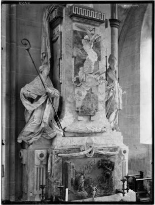 Salem Münster - Klosterkirche Maria Himmelfahrt Südliches Seitenschiff Kirchenväter-Altar von Johann Georg Dirr 1766/93
