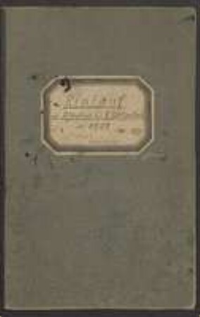 Einlauf der Bibliothek der K. Bot. Gesellsch. ab 1907