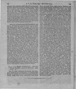 Eberhard, E. G.: Hannchen und die Küchlein. Halle: Renger 1823