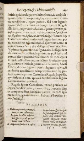 [Caput XXI. De quanitate legatorum, & fideicommissorum.]